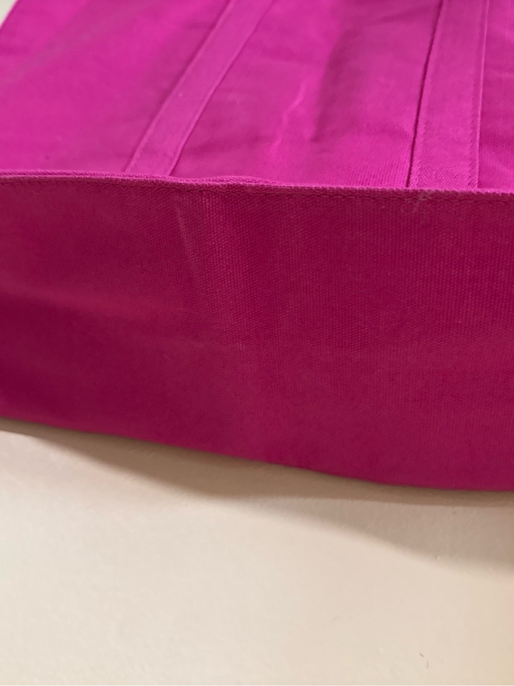 Ralph Lauren Fuchsia Canvas Tote with Green Polo Motif and Blue '2'NEW - Picture 11 of 16